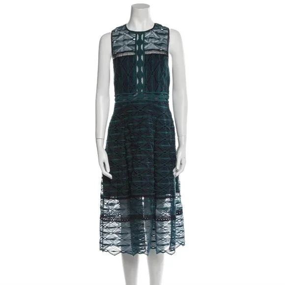 chinese dress ladies Simkhai Women's Signature Joy Dress in White, Lace, Size 8 main image 0